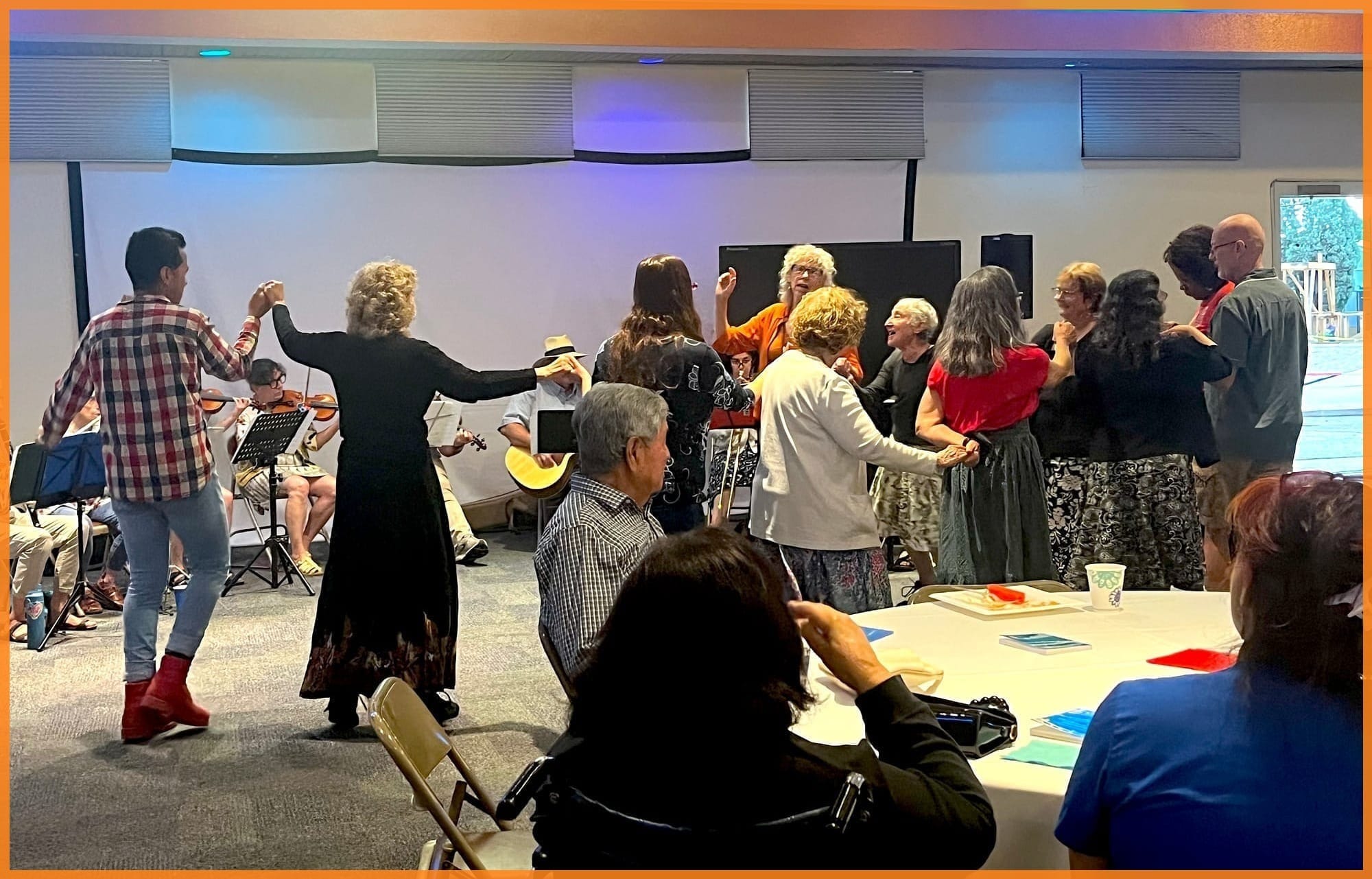 At Congregation B'nai Israel the Men's Club First-Ever Shavuot BBQ, Beth Cohen's Band brings song and dance to the community