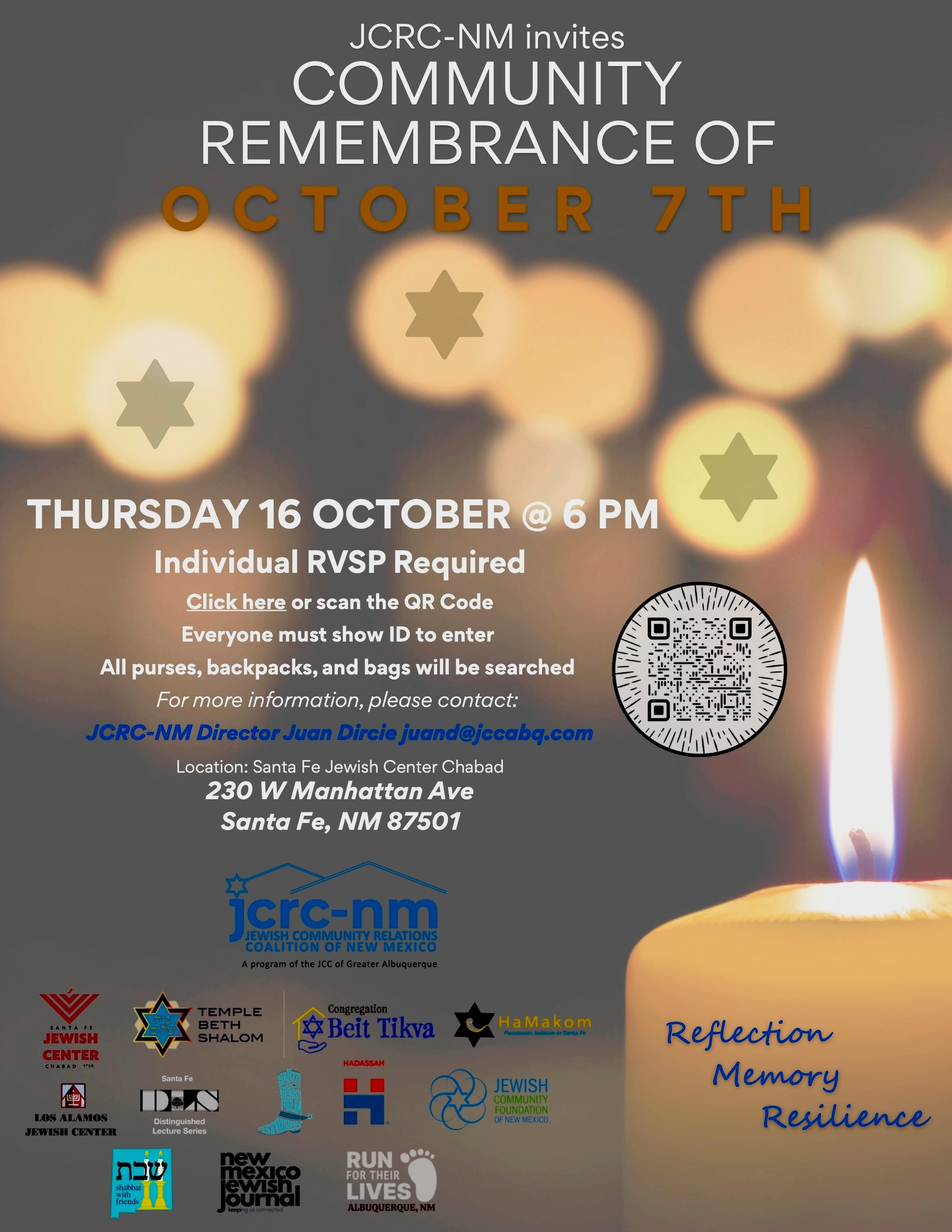 High Holidays 5786 L'Shanah Tovah ~ New Mexico Jewish Journal Holiday Newsletter with Events listings