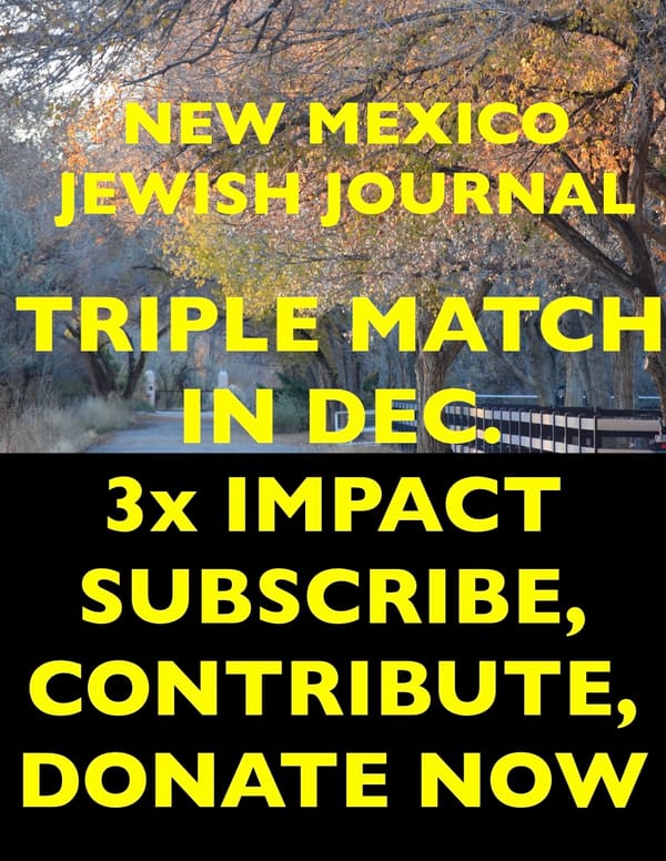 TRIPLE MATCH IN DECEMBER!! MAKE 3 TIMES THE IMPACT NOW with your SUBSCRIPTIONS, CONTRIBUTIONS, and Charitable Donations to our Foundation